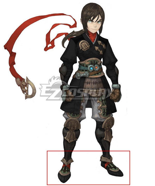 Dragon Nest Assassin Black Cosplay Shoes