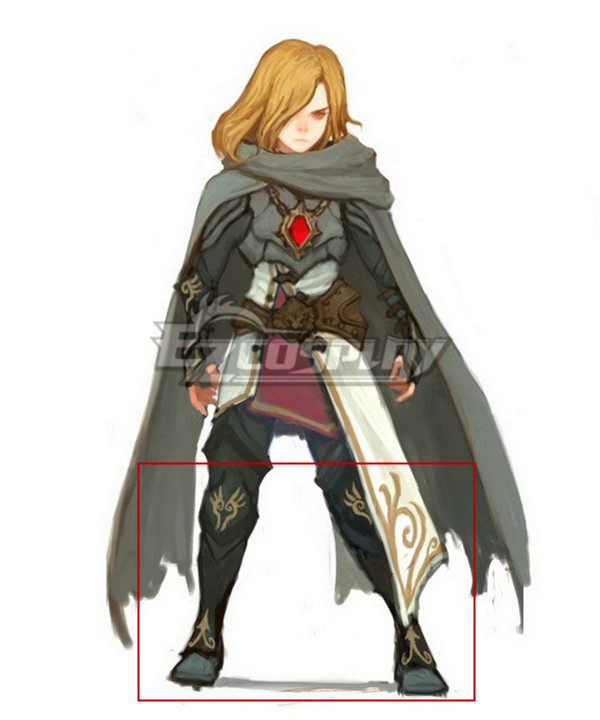 

Dragon Nest Gerald Black Shoes Cosplay Boots