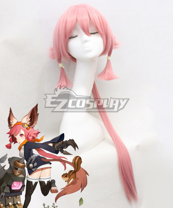 Dragon Nest Machina Pink Cosplay Wig