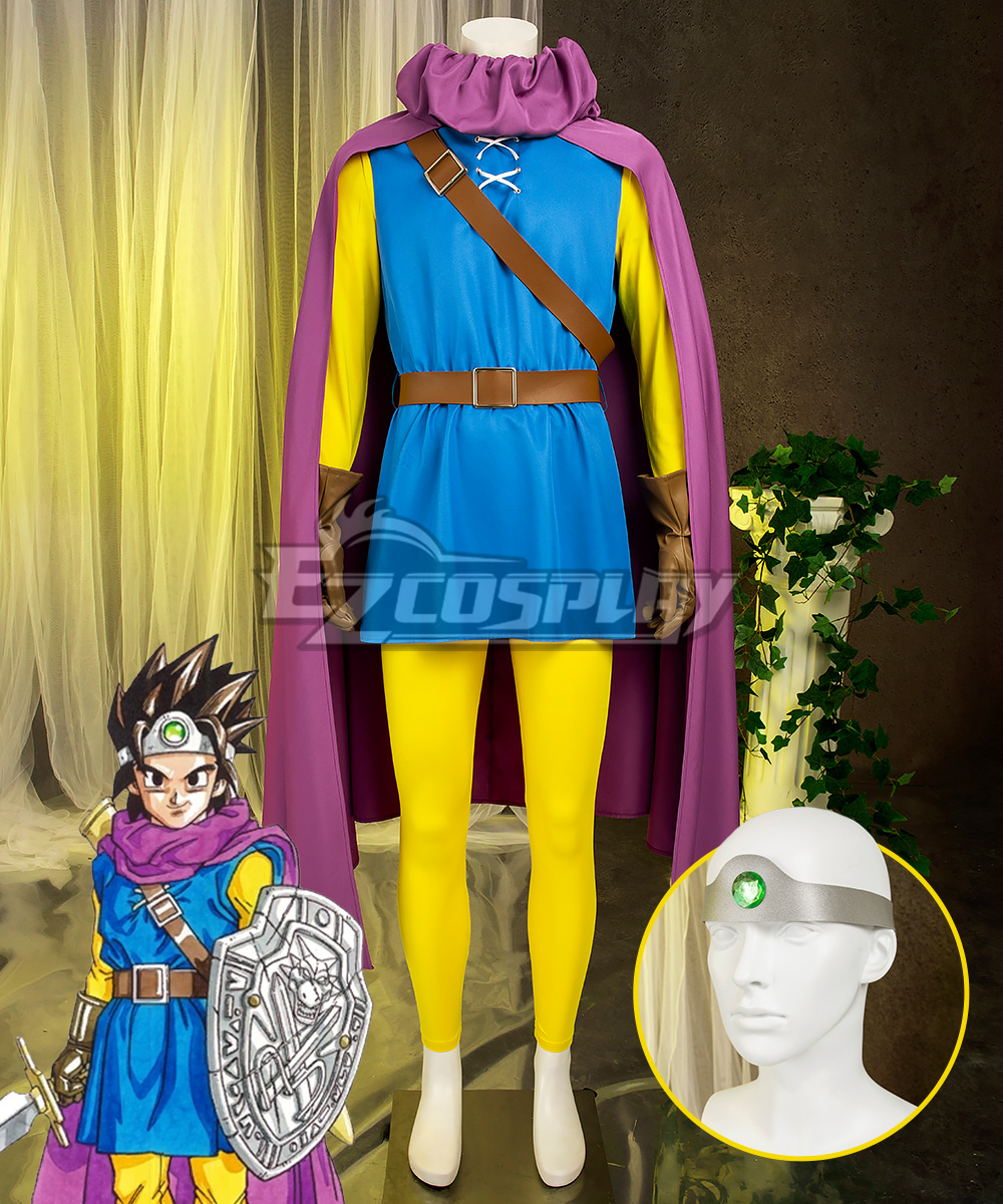 Dragon Quest III Hero Erdrick Cosplay Costume
