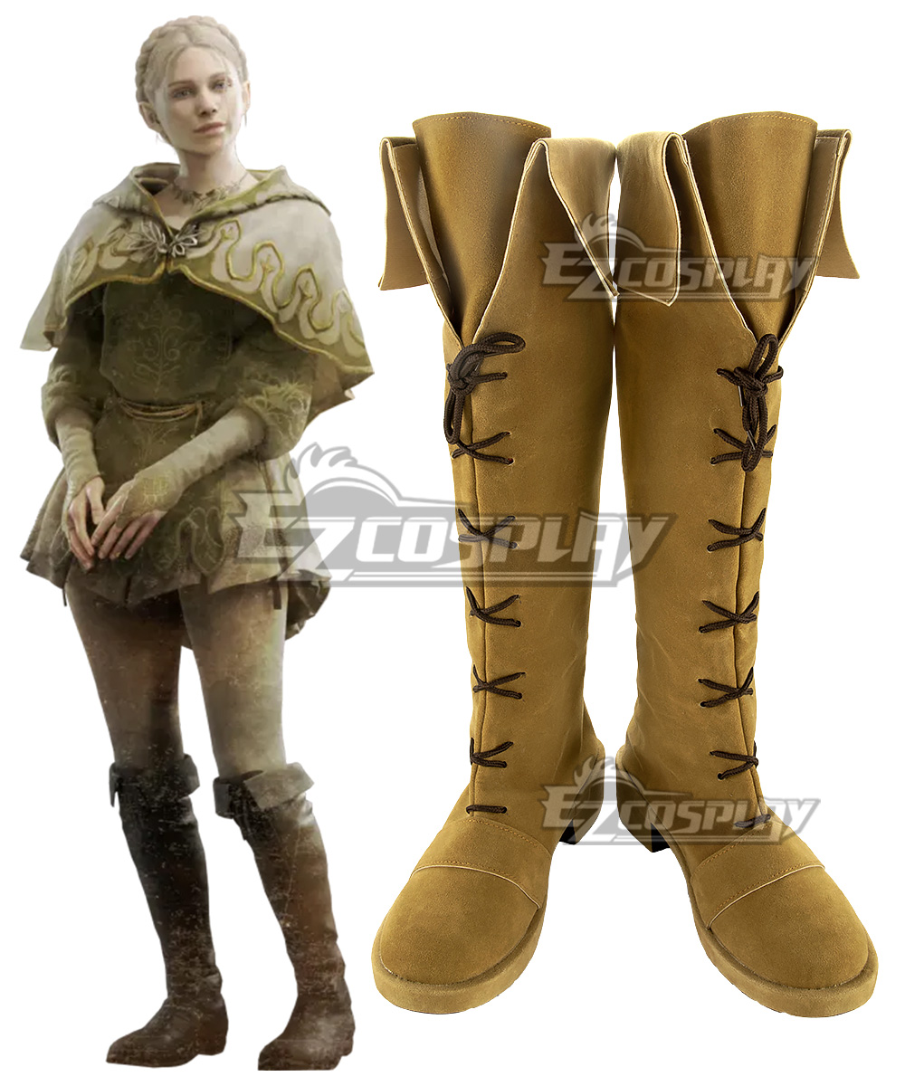 Dragon's Dogma II DD2 Doireann Shoes Cosplay Boots