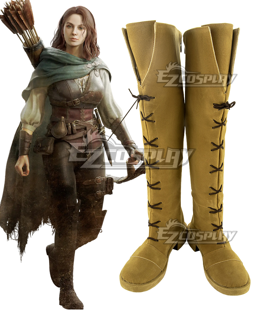 Dragon's Dogma II DD2 Ulrika Shoes Cosplay Boots