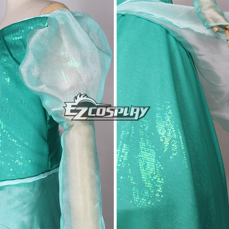 slim fit dress slacks Cosplay Ariel Teal gown Little mermaid dress – MJcostume