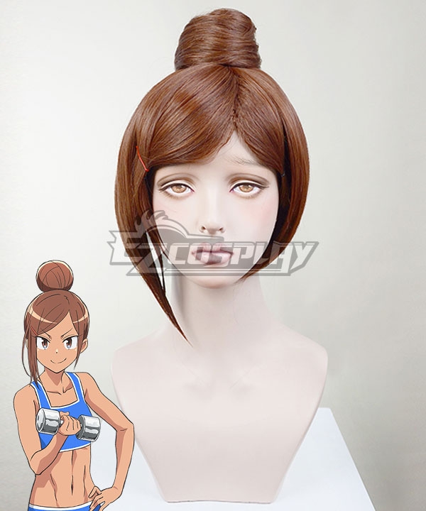 How Heavy Are the Dumbbells You Lift Ayaka Uehara Brown Cosplay Wig