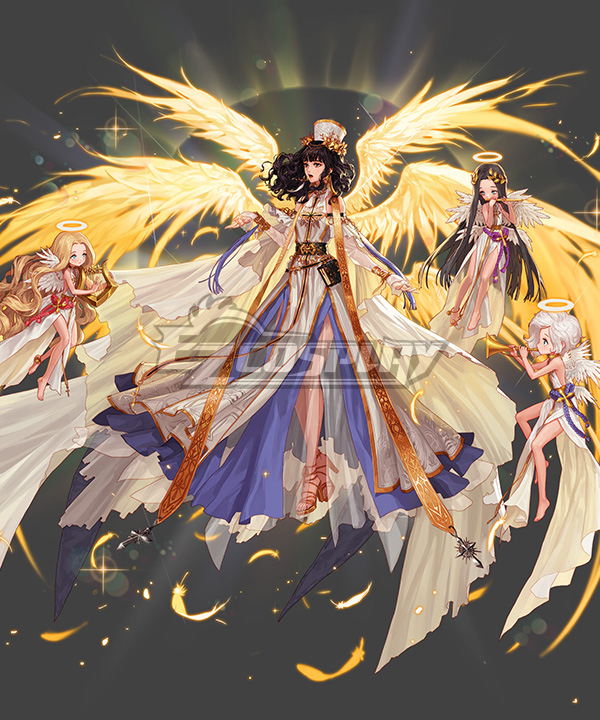 

Dungeon Fighter Online Female Priest Crusader Second Awakening Seraph Cosplay Cosutme