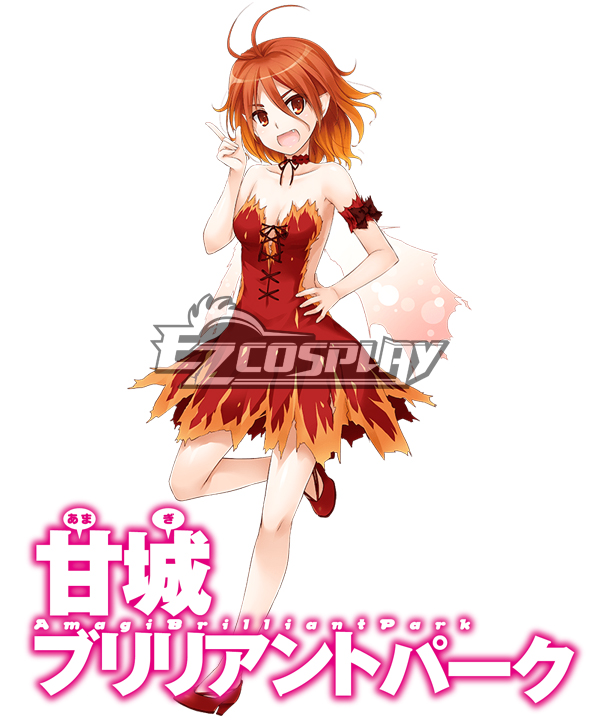 

Amagi Brilliant Park Amagi Buririanto Paku Salama Sarama Cosplay Costume