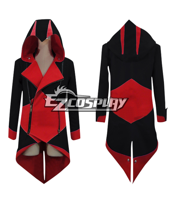 Assassin's Creed III Connor Red & Black Jacekt Cosplay Costume