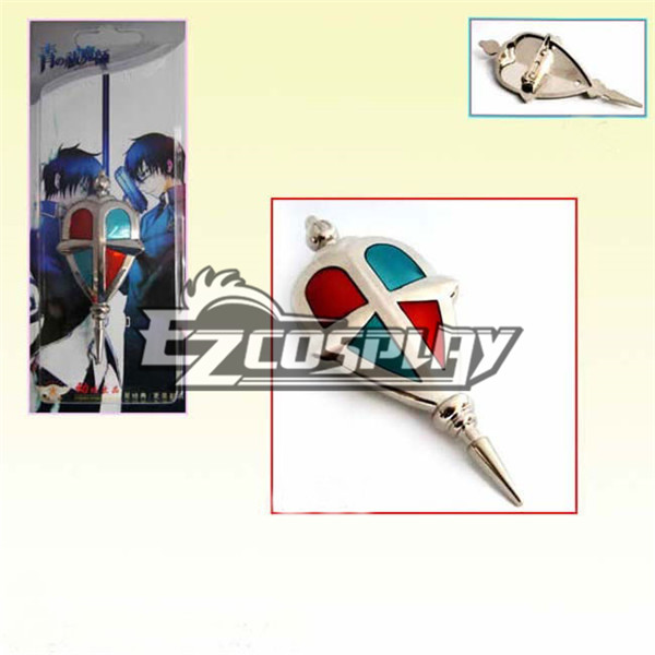 Blauer Exorzist Ao no Ekusoshisuto Okumura Rin Okumura Yukio Brosche Halskette Cosplay Accessoire Prop