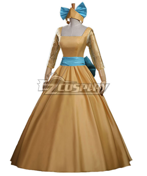 Anastasia Anastasia Princess Yellow Dress Cosplay Costume