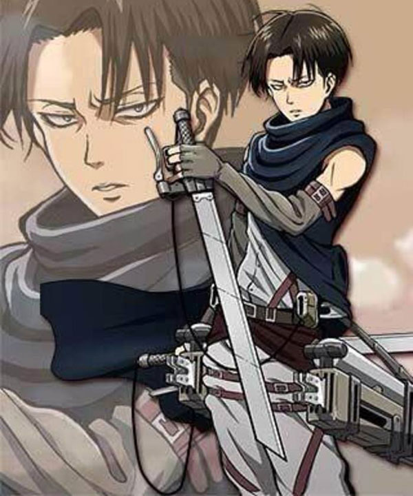 

Attack on Titan: The Wings of Counterattack Levi Cosplay Costume