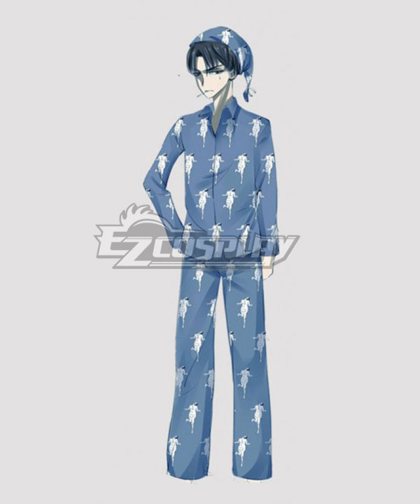 

Attack on Titan Levi Pajamas Cosplay Costume - Polyester