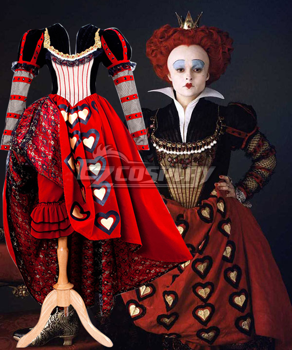 Alice in Wonderland Red Queen Dress Cosplay Costume - buy at the price ...