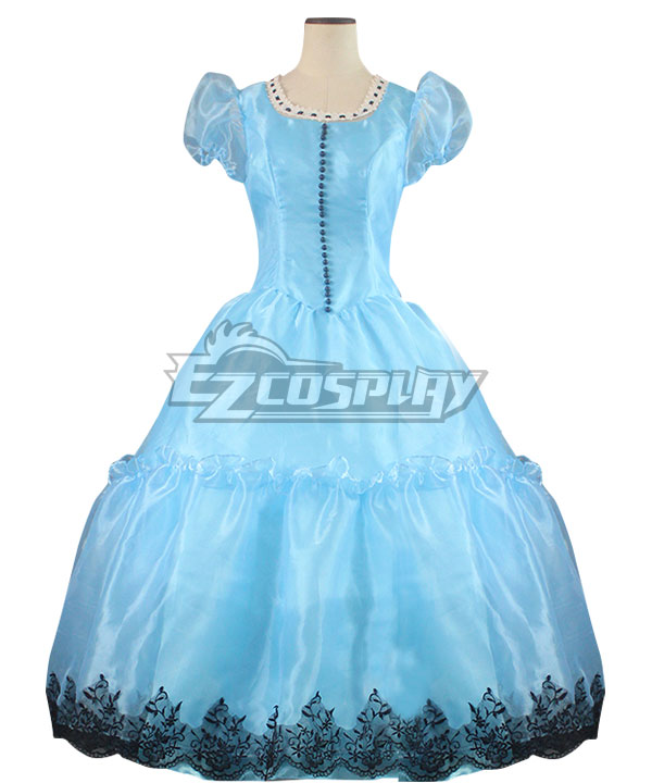 Alice in Wonderland Alice's Adventures in Wonderland Alice Kingsleigh Dress  Cosplay Costume