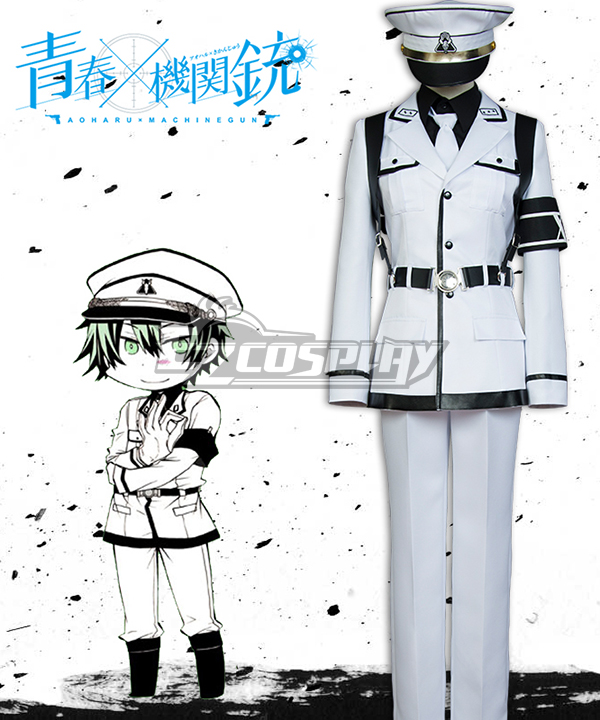 

Aoharu x Machinegun Aoharu x Kikanjuu Nagamasa Midori Hoshishiro Uniform Cosplay Costume