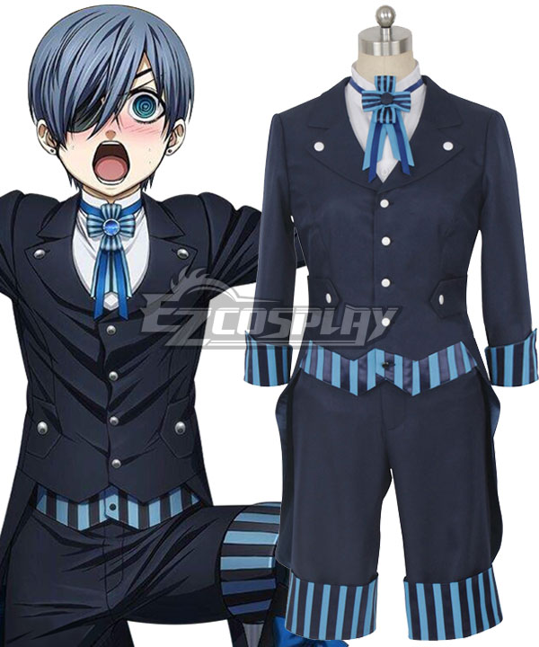 Black Butler Kuroshitsuji Cosplay, Ciel Phantomhive Gothic Dandy Outfit