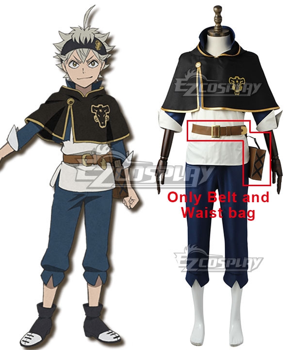 

Black Clover Asta Cosplay Costume - Only Belt and Waist bag