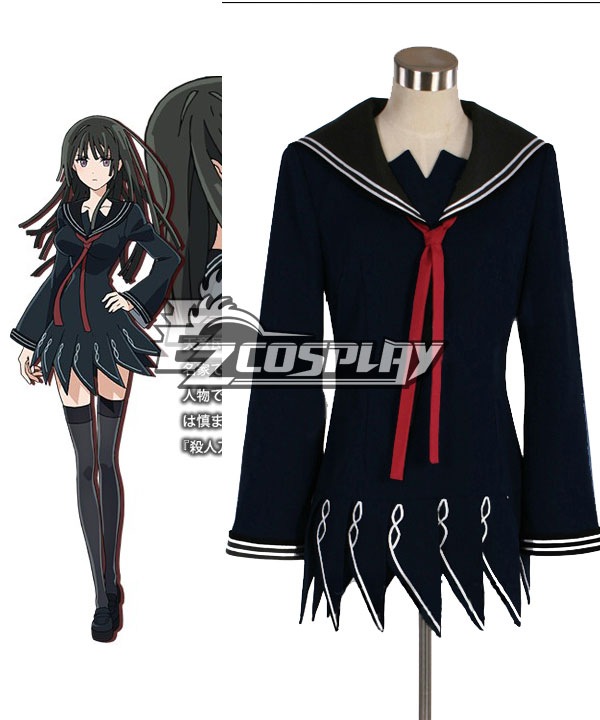 Anime Black Bullet Kagetane Hiruko Cosplay Costume Full Set Men's