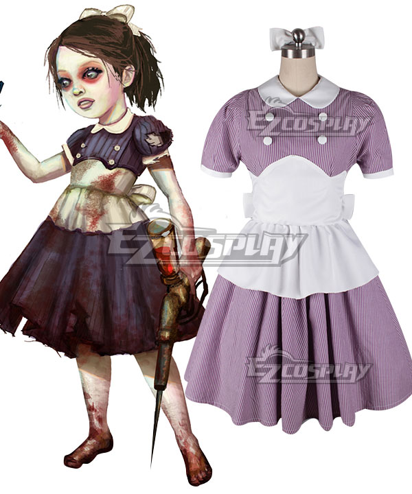 BioShock Little Sister Cosplay Costume - Pink