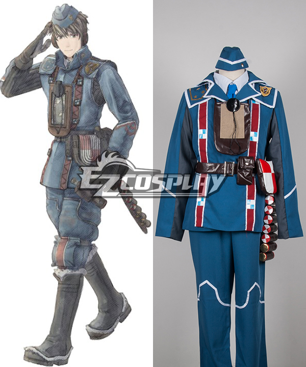 Valkyria Chronicles Welkin Gunther Cosplay Costume