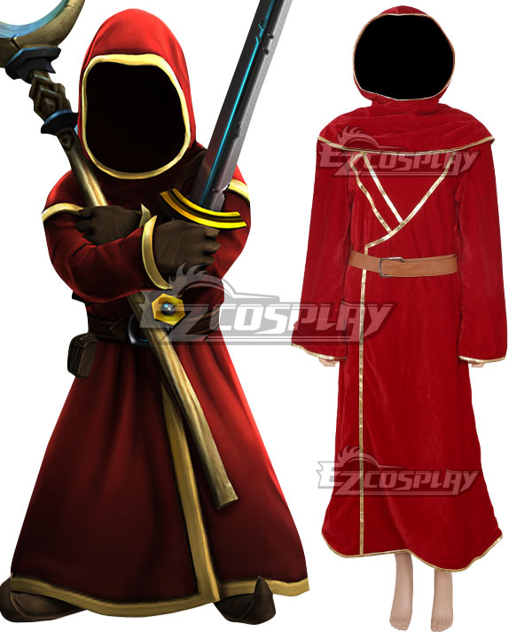 Magicka Wizard Wars Red Robe Cosplay Costume