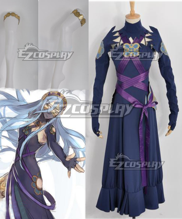 FE If - Aqua Fanmade Dunkle Färbung Cosplay Kostüm