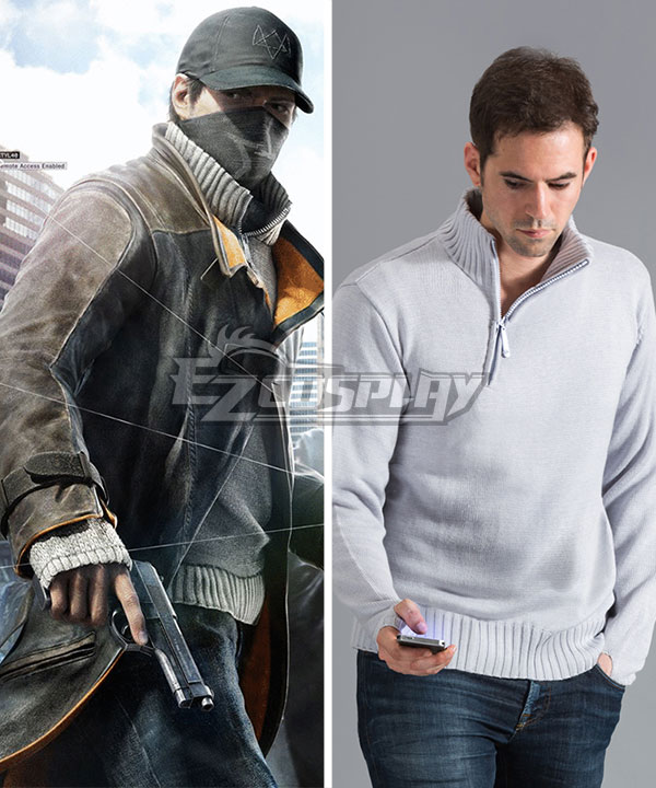 Watch Dogs Aiden Pearce Sweater Cosplay Costume