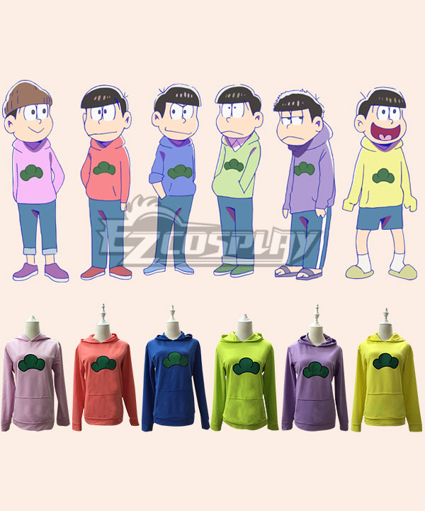 Osomatsu-san Matsuno Ichimatsu Hoodie Hoody Sweater Cosplay Costume 6 Colors