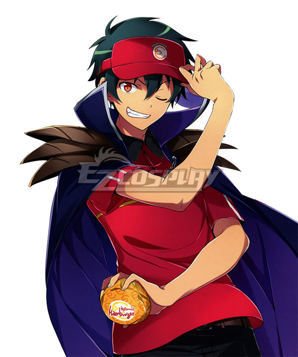 Anime The Devil Is A Part-Timer! Season 2 Maou Sadao Cosplay Wig Greenish  Black Short Hair Satan Jacob Hataraku Maou-sama Men - AliExpress