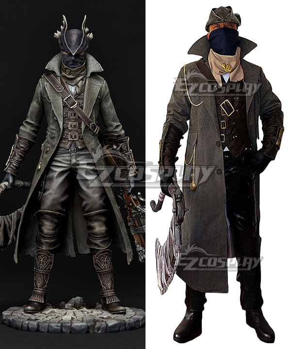Bloodborne Hunter Cosplay Costume - Including Boots