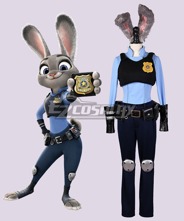 

Disney Zootopia Officer Judy Hopps Personify Cosplay Costume