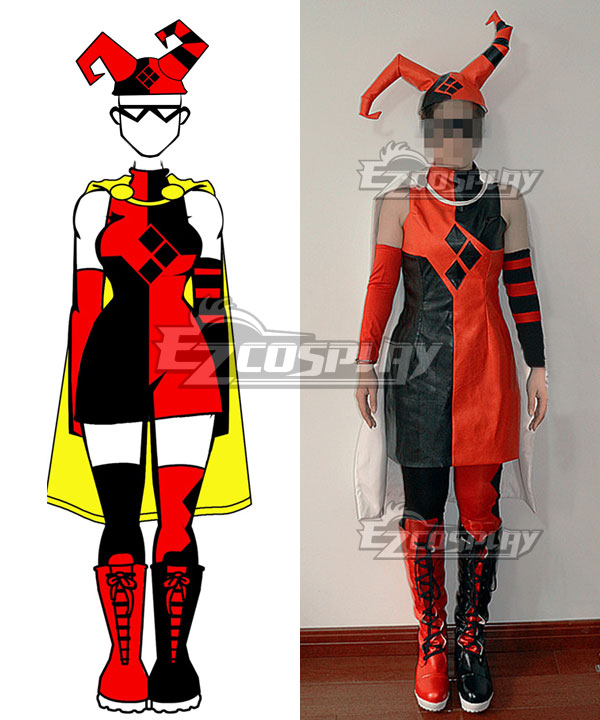 Original Commission Harley Quinn Cosplay Costume inspired by DC Comics