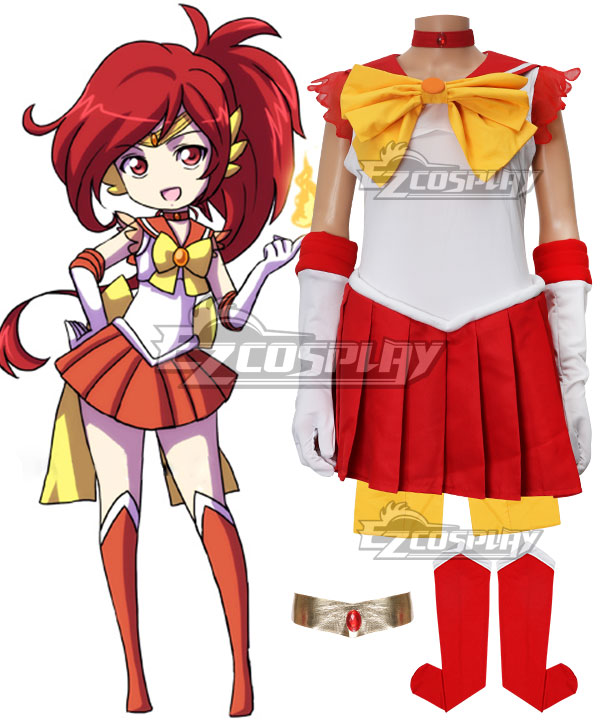 Sailor Scout Flareon Cosplay Costume