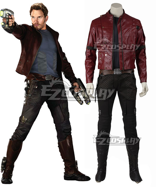 Marvel Guardians of the Galaxy Star-Lord Peter Jason Quill Halloween Cosplay Costume