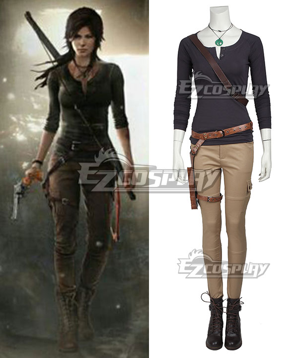 

Tomb Raider Season Lara Croft Outfits Cosplay Costume - No Boots
