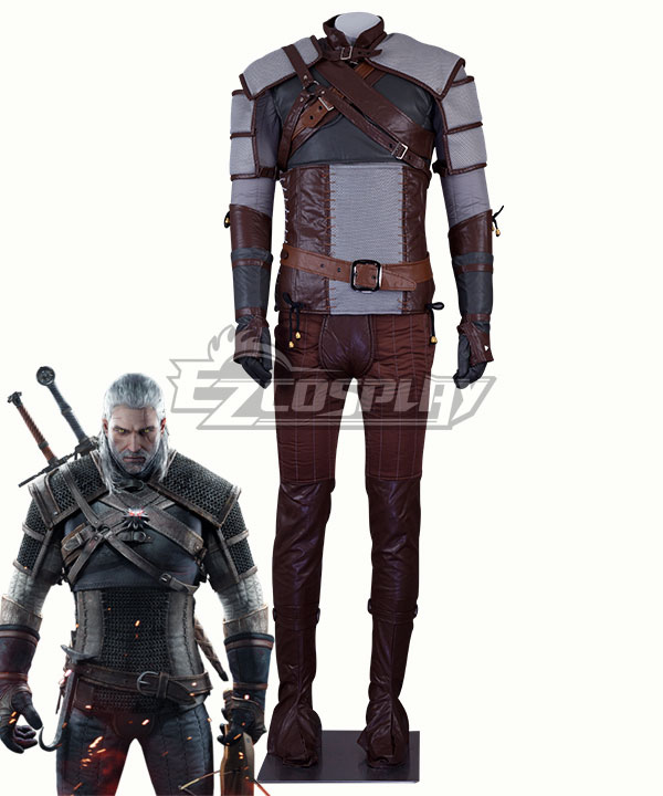 The Witcher 3 Wild Hunt Geralt of Rivia Cosplay Costume - New Edition