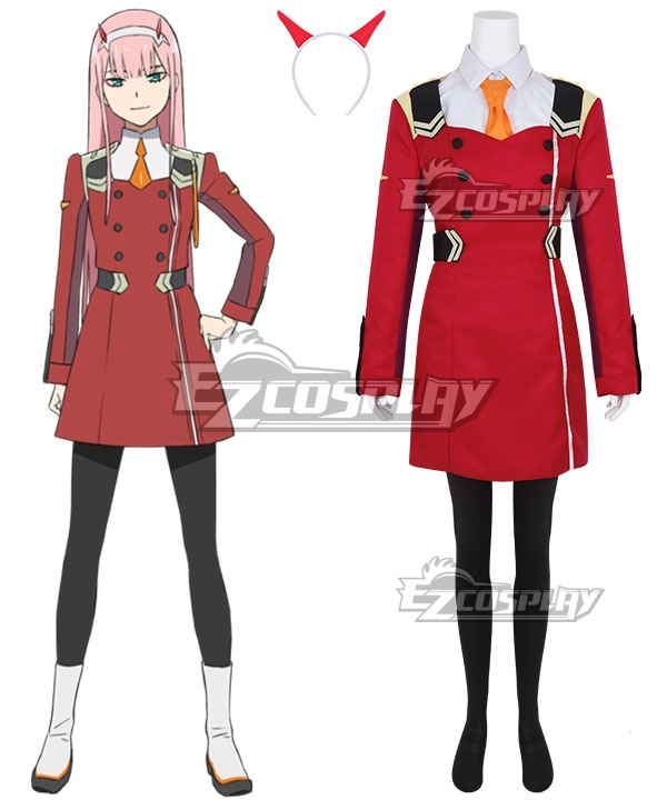 

Darling in the Franxx Zero Two Code 002 Cosplay Costume - Without Stockings