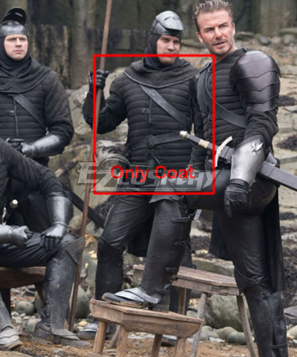 

King Arthur Legend of the Sword David Beckham Cameo Cosplay Costume - Only Coat