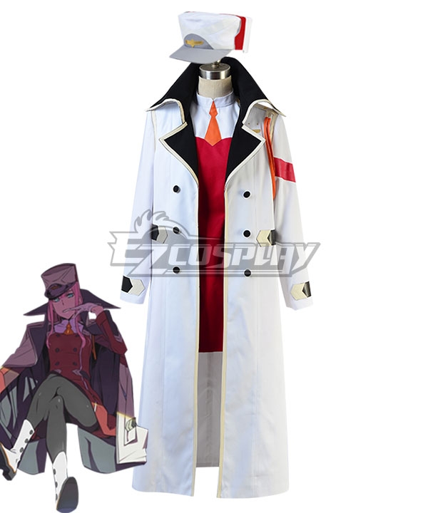Darling in the Franxx Zero Two Code 002 Cosplay Costume - Only Cloak and Hat