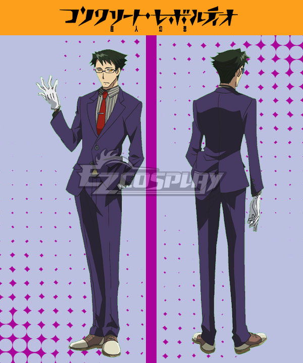 

Concrete Revolutio Konkuriito Reborutio Choujin Gensou Shiba Raito Cosplay Costume