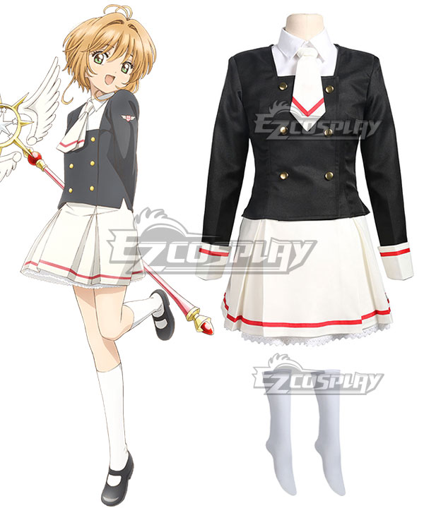 

Cardcaptor Sakura: Clear Card Sakura Kinomoto School Uniform Cosplay Costume