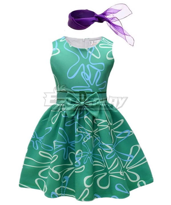 green and white quince dress Green Quinceanera Dress with Cape Sleeves main image 1