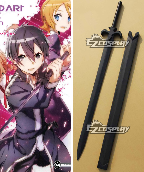 

Sword Art Online Under World Alicization SAO UW Kirigaya Kazuto Kirito Night Sky Sword Cosplay Weapon