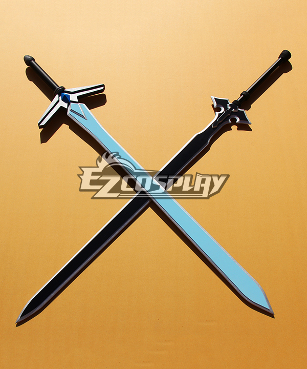 

Sword Art Online Alfheim Online Original Sword Skill SAO ALO OSS Kirigaya Kazuto Kirito White&Black Sword Cosplay Weapon