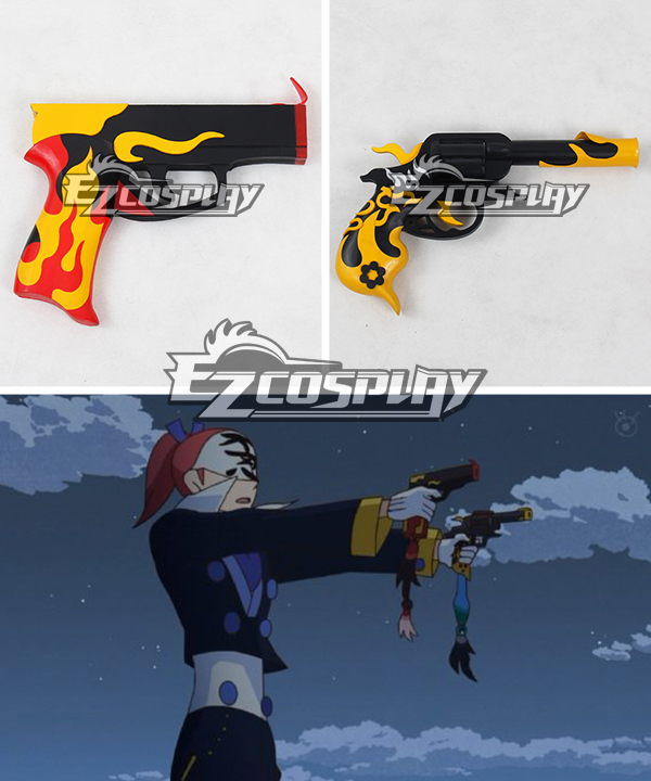 

Katanagatari Souda uemon Saemon Ento Ju Flame Sword Gun Cosplay Weapon