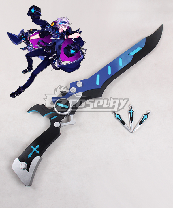 

Elsword Lu Ciel Dread Lord Gun blade Cosplay Weapon Prop