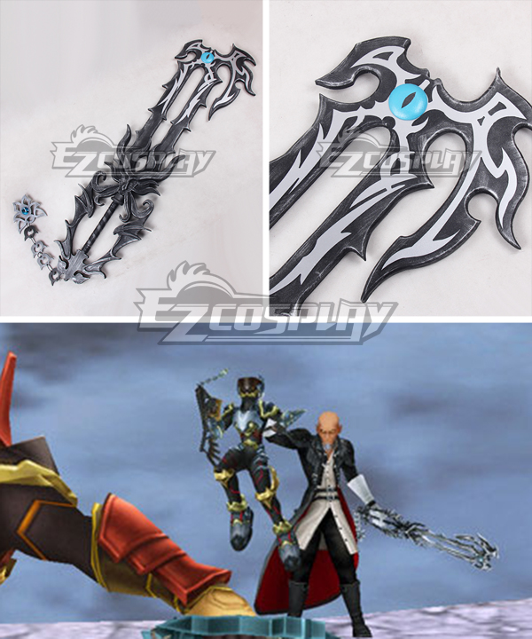 Kingdom Hearts Birth by Sleep Master Xehanort Key blade Cosplay Weapon Prop