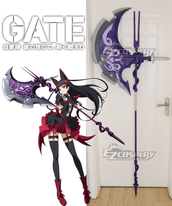 Gate Jieitai Kanochi nite Kaku Tatakaeri Gate Thus the JSDF Fought There Rory Mercury Ax Cosplay Weapon Prop - A