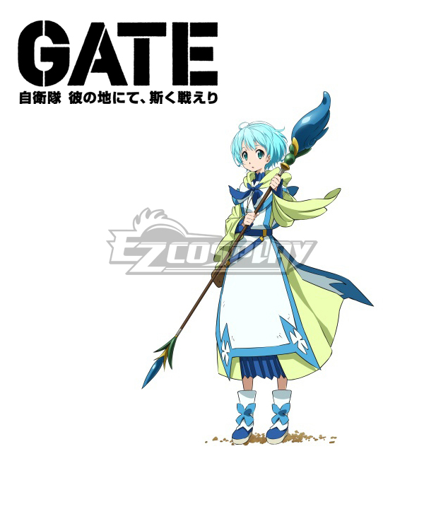 

Gate Jieitai Kanochi nite Kaku Tatakaeri Gate Thus the JSDF Fought There Lelei la Lelena Staves Cosplay Weapon Prop