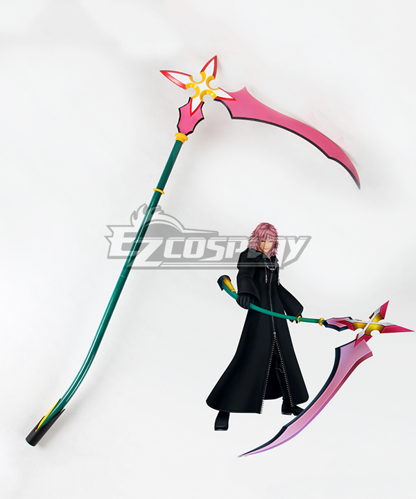 Kingdom Hearts 2 Organization XIII Graceful Assassin Marluxia No.11 Sickle Cosplay Weapon Prop