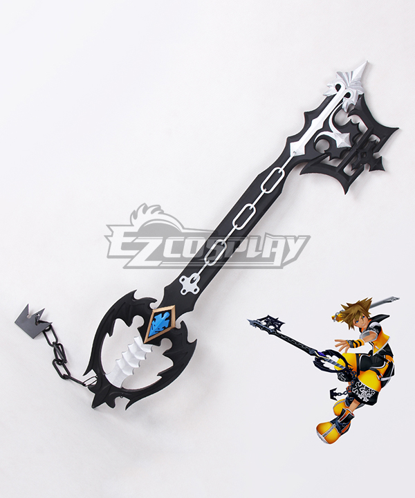 Kingdom Hearts Sora Roxas Xion Oblivion Keyblade Black Cosplay Weapon Prop